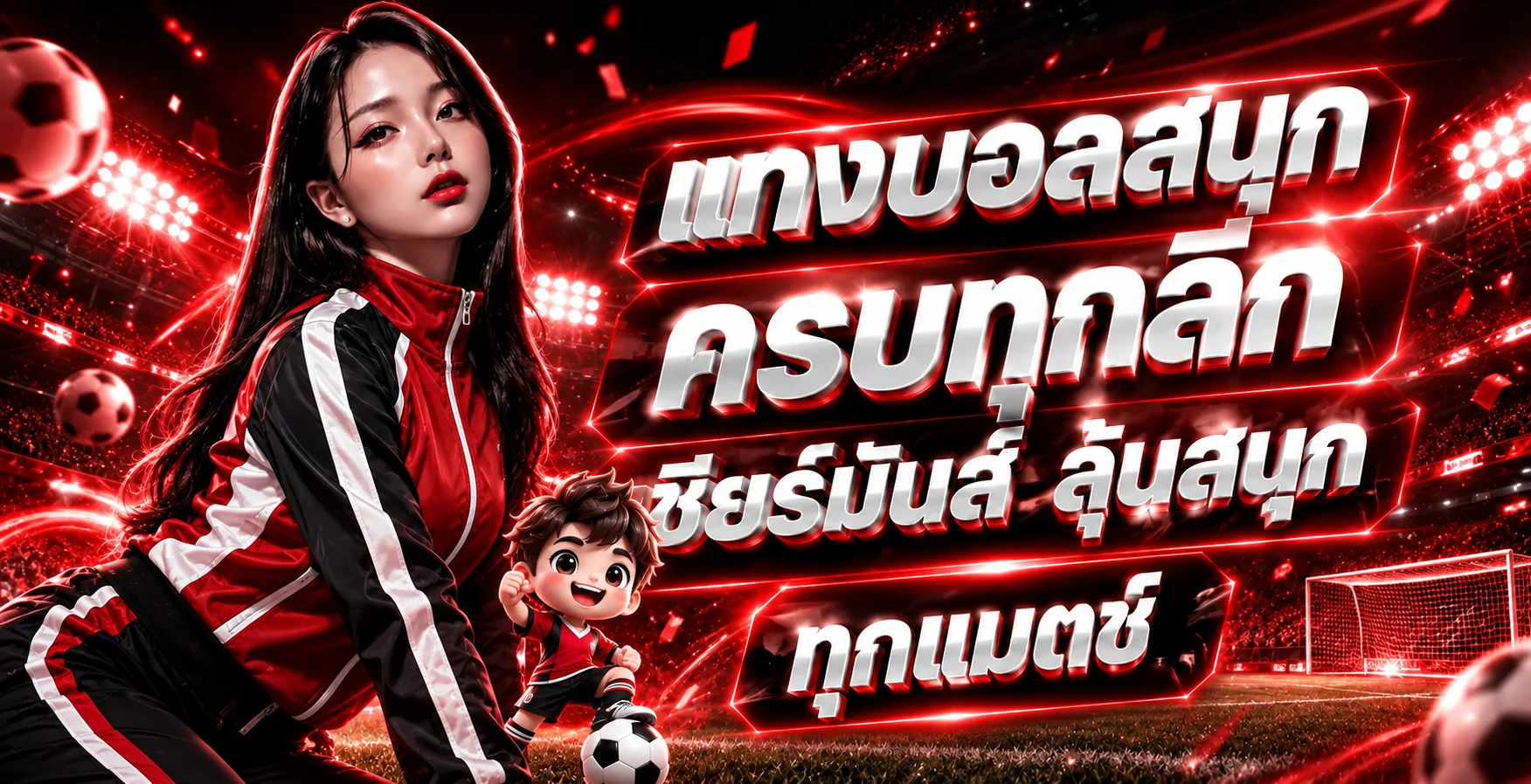 แบนเนอร์แทงบอลและผลบอลสด 7QK โทนแดง